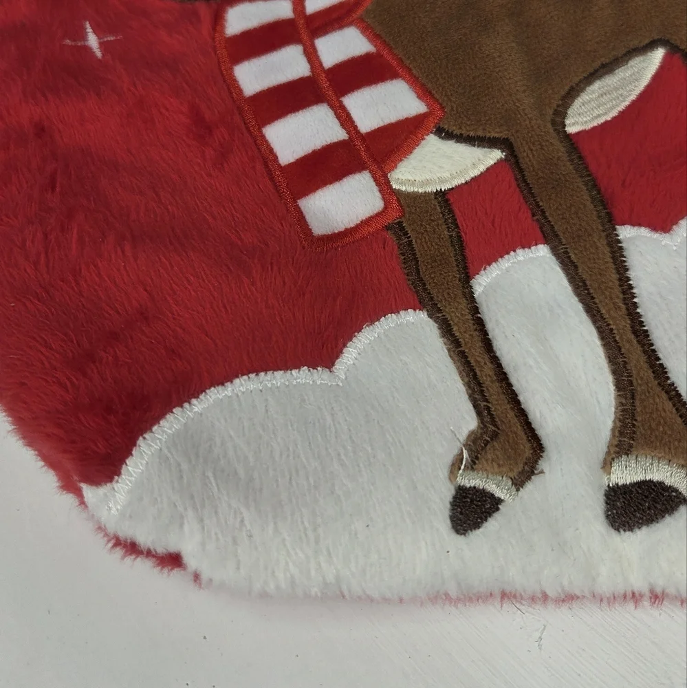 Dan Dee Rudolph The Red Nosed‎ Reindeer Christmas Stocking Embroidery